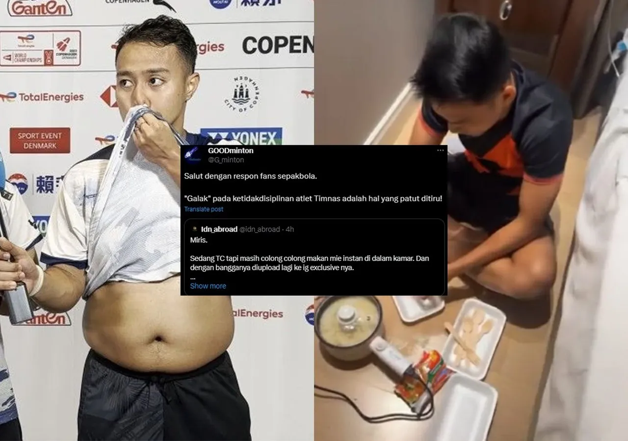 Beda Respons Fans Bola dan Badminton Ketika Atletnya Gak Disiplin