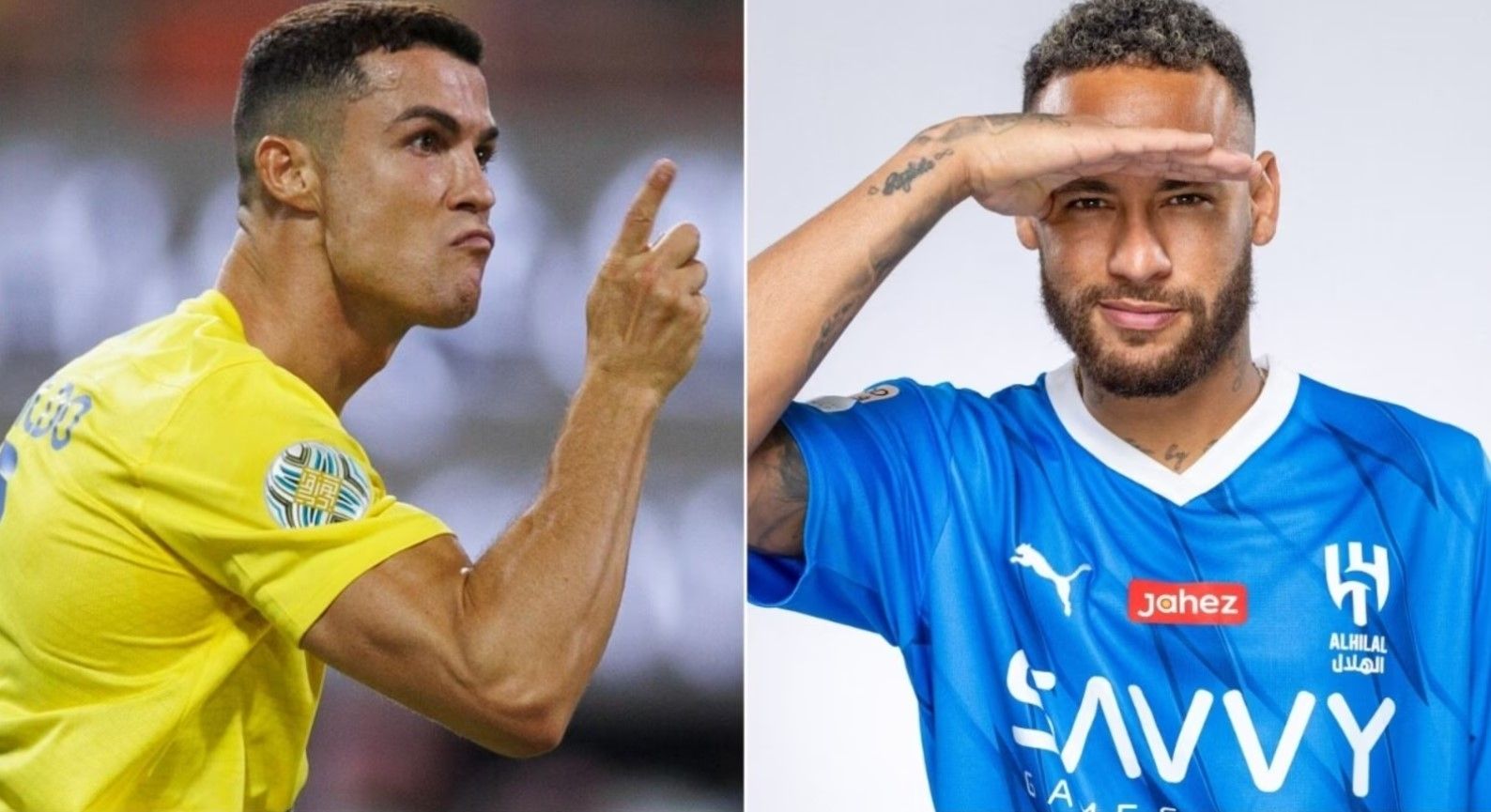 Cristiano Ronaldo dan Neymar Jr. saat ini bermain di Liga Arab Saudi atau Saudi Pro League.