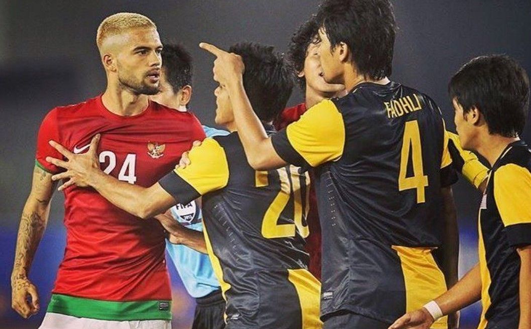 Diego Michiels saat bermain bersama Timnas Indonesia.