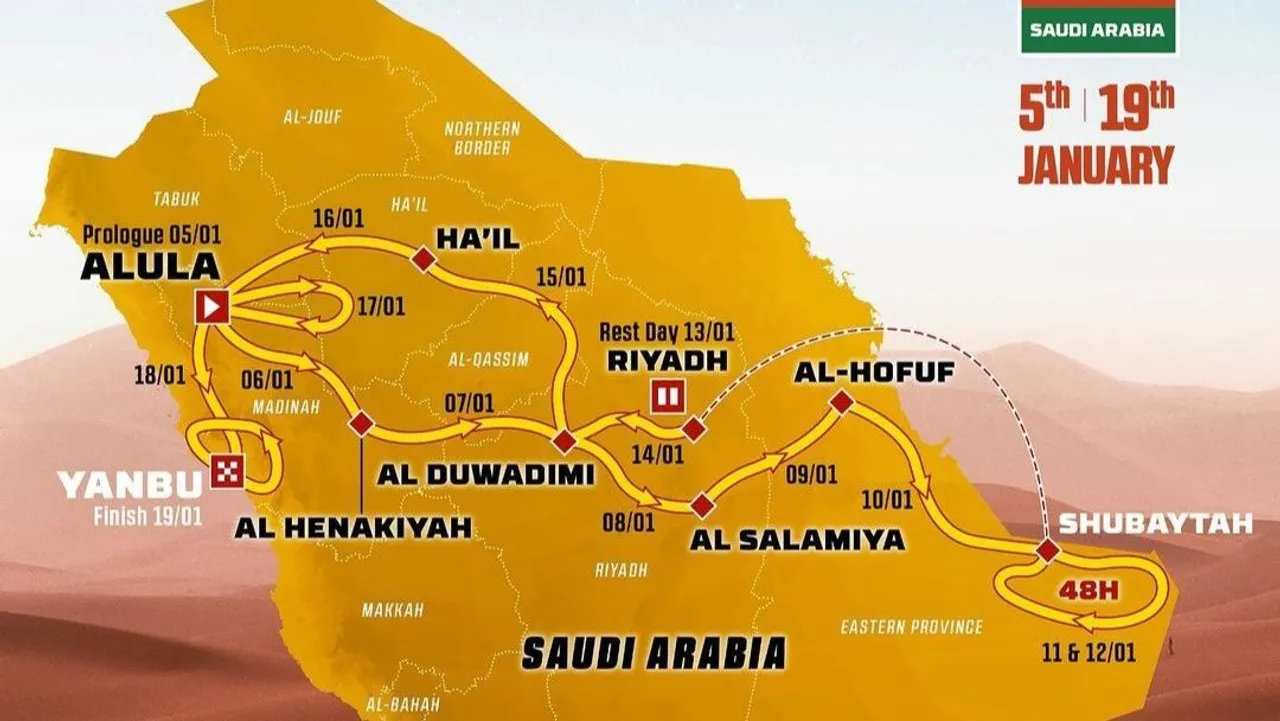 Jadwal dan Etape Reli Dakar 2024