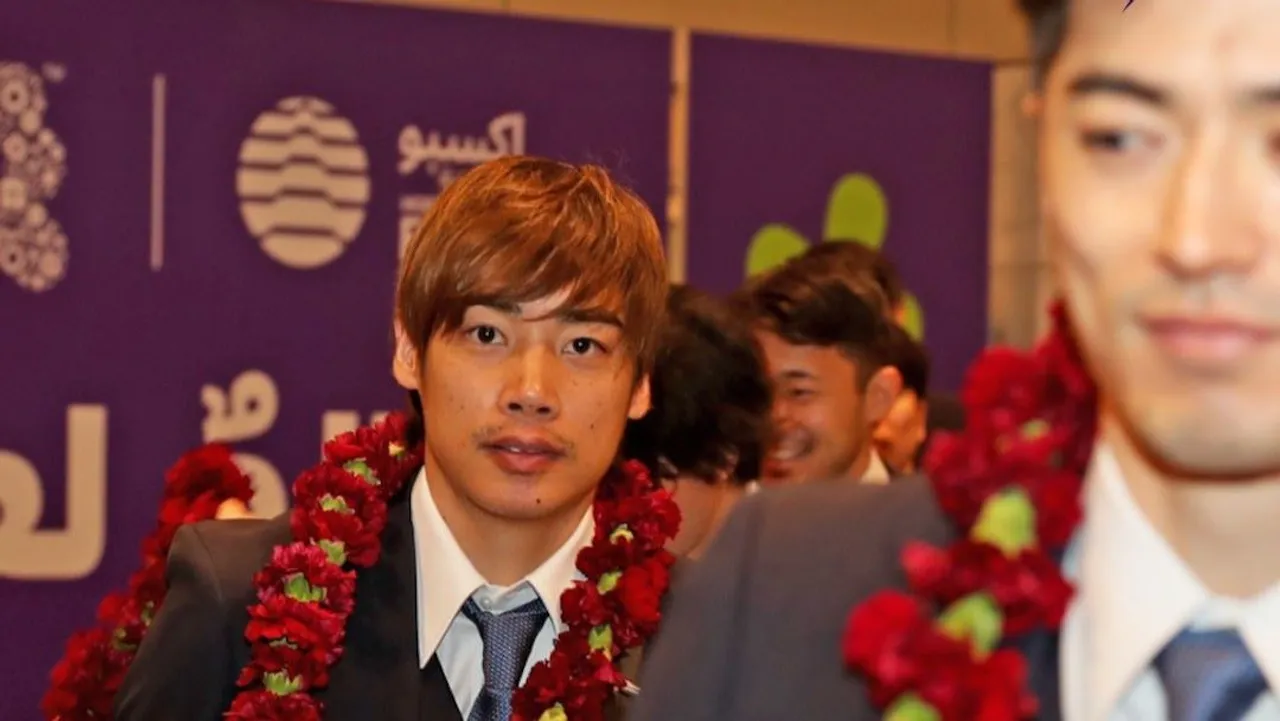Pemain Jepang tiba di Qatar untuk mengikuti Piala Asia 2023/twitter asiancup_jp