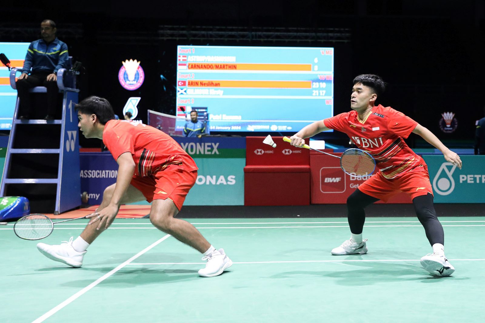 Leo Rolly Carnando/Daniel Marthin Tumbang di Babak 32 Besar India Open 2024