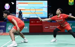 leo-daniel.jpg - Leo/Daniel tersingkir di babak 32 besar Malaysia Open 2024. (akun X PBSI)