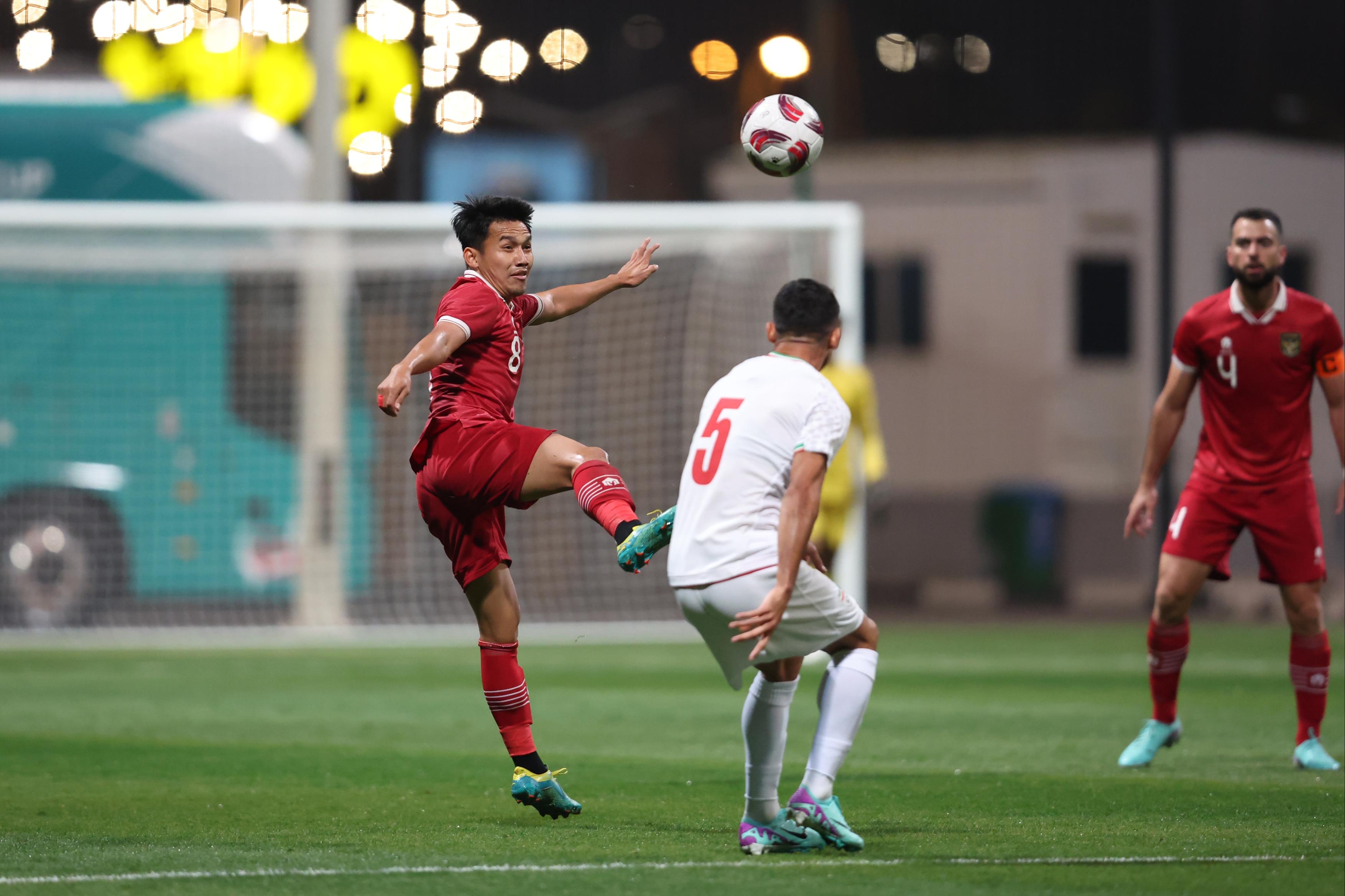 Timnas Indonesia vs Iran dalam laga uji coba jelang Piala Asia 2023, Selasa (9/1/2024)/Doc PSSI