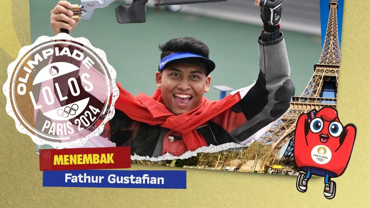 Fathur Gustafian Atlet Menembak yang Lolos ke Olimpiade Paris 2024 (Sumber: Twitter @Kemenpora_RI)