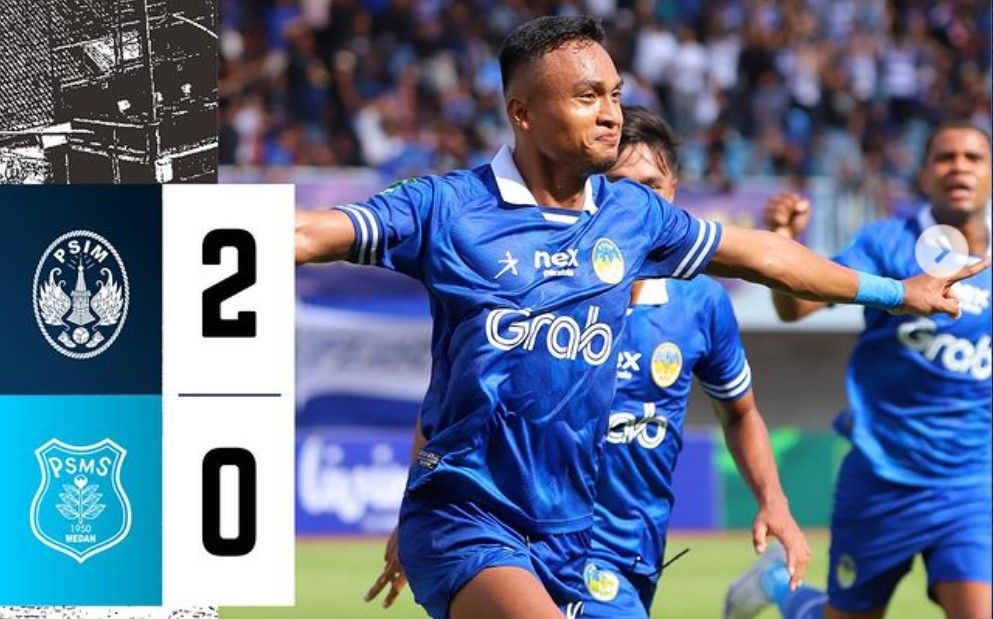 PSIM menang 2-0 atas PSMS di babak 12 besar Liga 2 2023/2024, Jumat (12/1/2024)/dok. PSIM Yogyakarta.