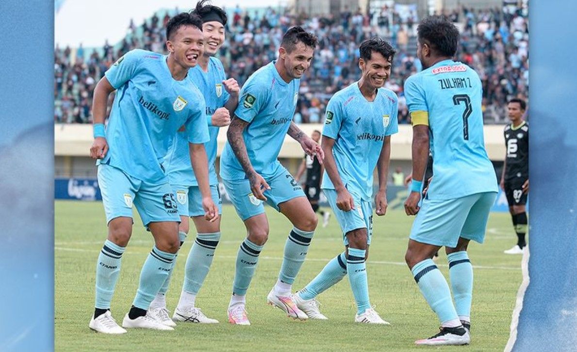 Persela Lamongan menang 3-1 atas Bekasi City FC di laga 12 besar Liga 2 2023/2024, Sabtu (13/1/2024)/dok. Persela.