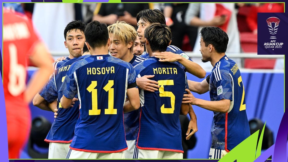 Jepang menang 4-2 atas Vietnam di laga perdana Grup D Piala Asia 2023, Minggu (14/1/2024)/dok. AFC.