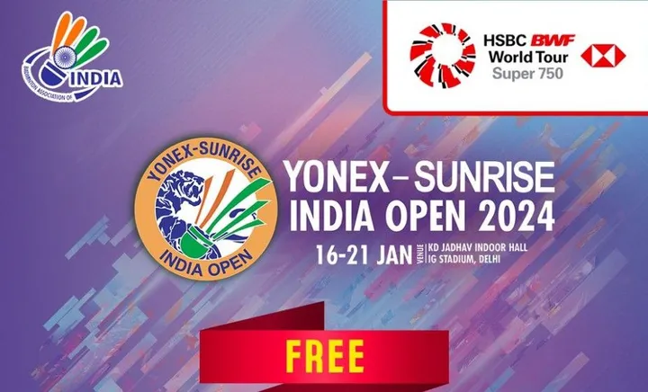 Tiket India Open 2024 digratiskan hingga babak final pada 21 Januari 2024/dok. BAI Media.