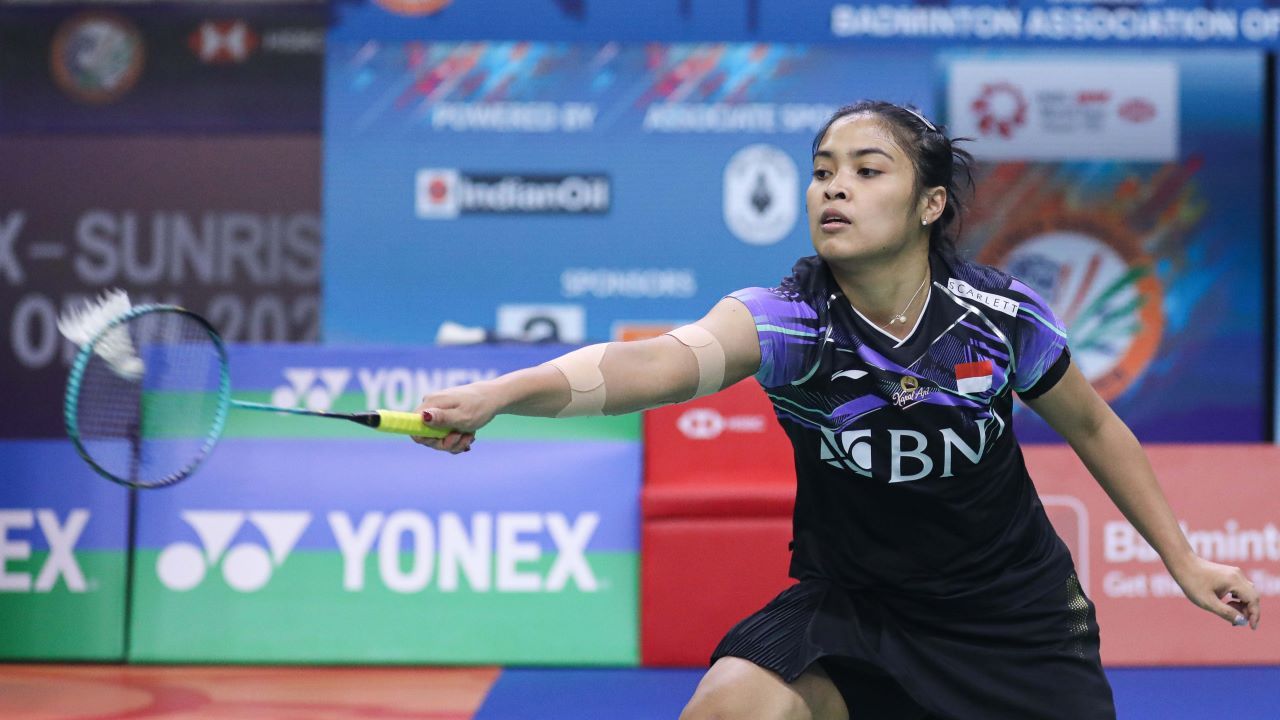 Gregoria Mariska Tunjung di India Open 2024/Humas PBSI