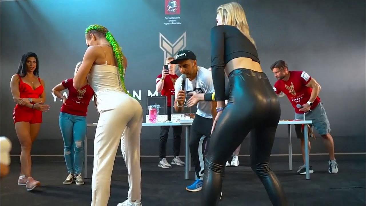 Kejuaraan adu tampar bokong atau Booty Slapping Championship/Youtube Generation Iron Russia.