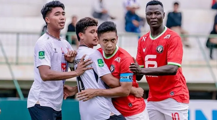 Bekasi City FC main imbang 2-2 kontra Malut United di babak 12 Liga 2 2023/2024, Kamis (18/1/2024)/foto: IG Bekasi City FC.