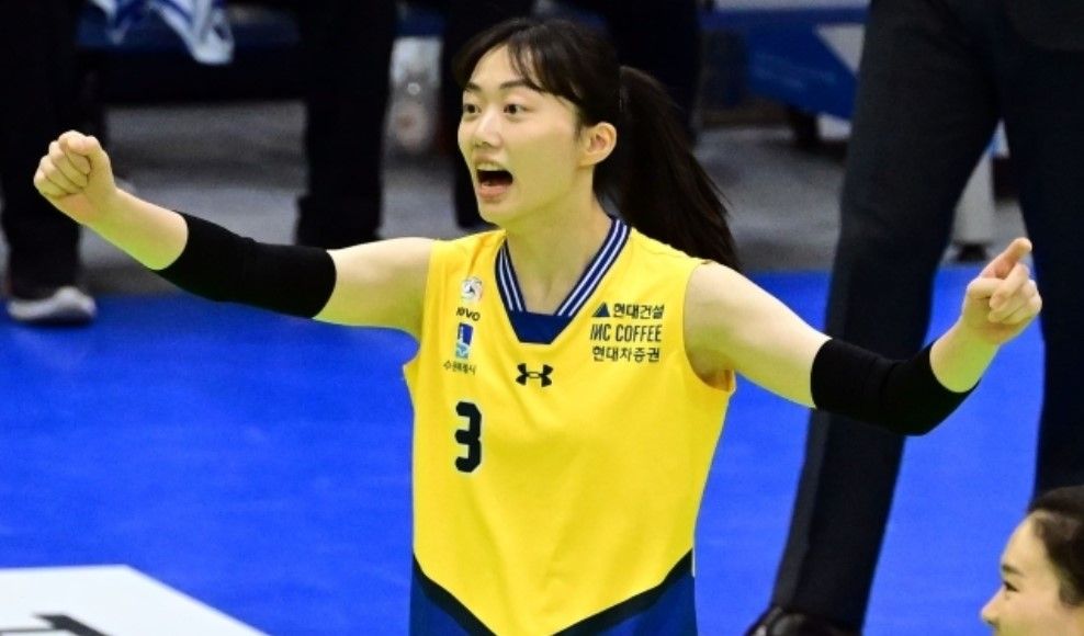 Kim Da-in, setter Hyundai Hillstate/KOVO.