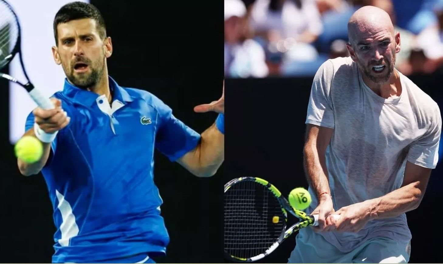 Novak Djokovic berhadapan dengan Adrian Mannarino di babak keempat Australian Open 2024, Minggu (21/1/2024)/istimewa.