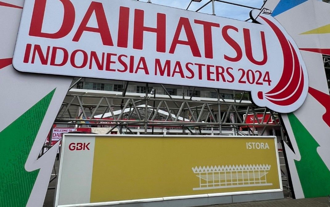 Indonesia Masters 2024 digelar di Istora Senayan/foto: @marc_deanz