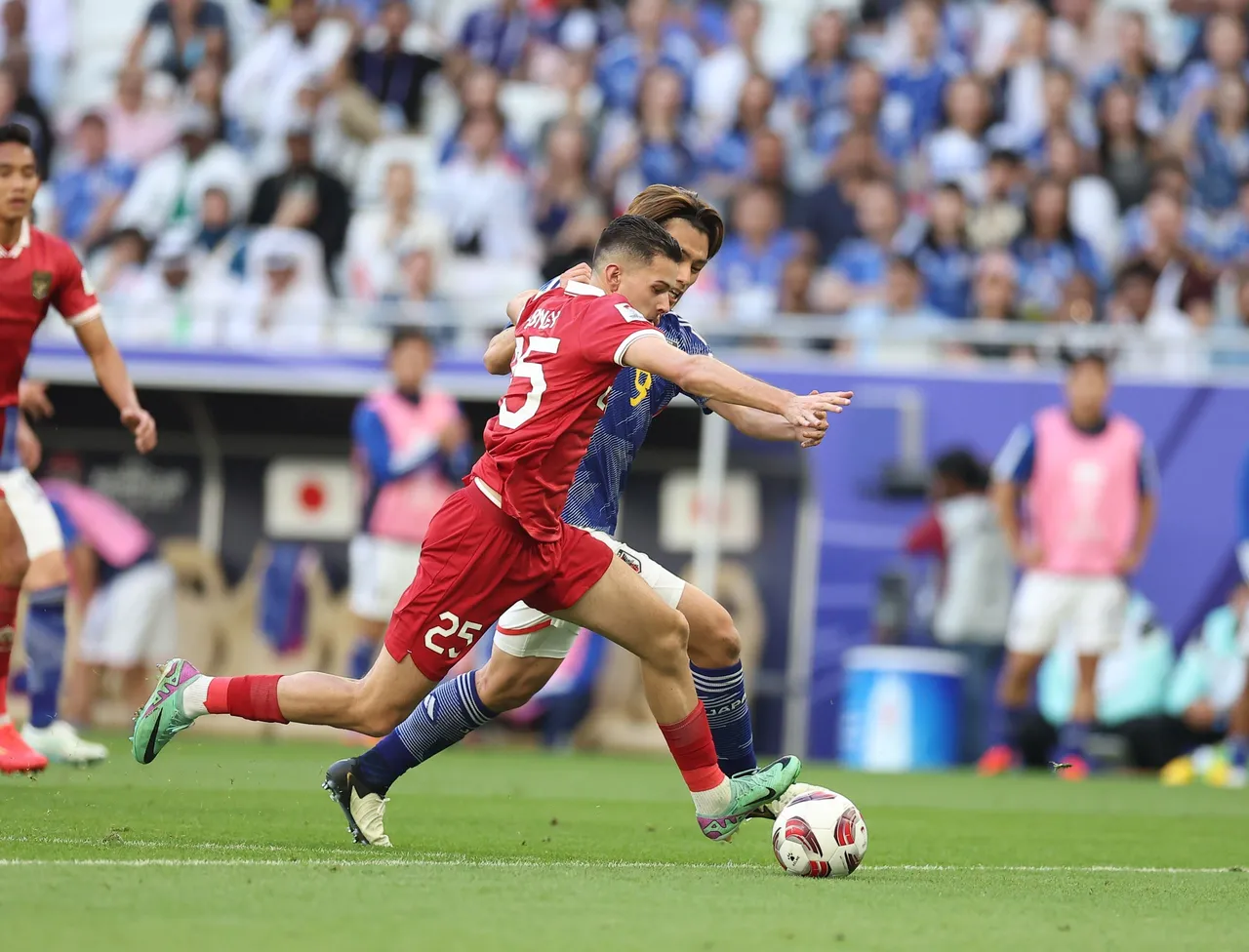 Halftime Indonesia vs Jepang, Tim Garuda Dominasi Statistik Pertahanan