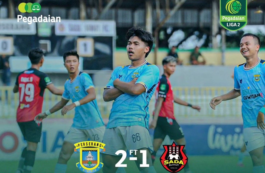 Perserang Serang menang 2-1 atas Sada Sumut di laga kelima playoff degradasi Liga 2 2023/2024, Jumat (26/1/2024)/foto: Liga 2.