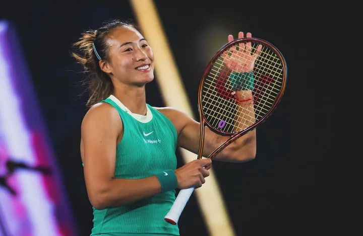 Zheng Qin Wen di final Australian Open 2024 (Instagram/australianopen)