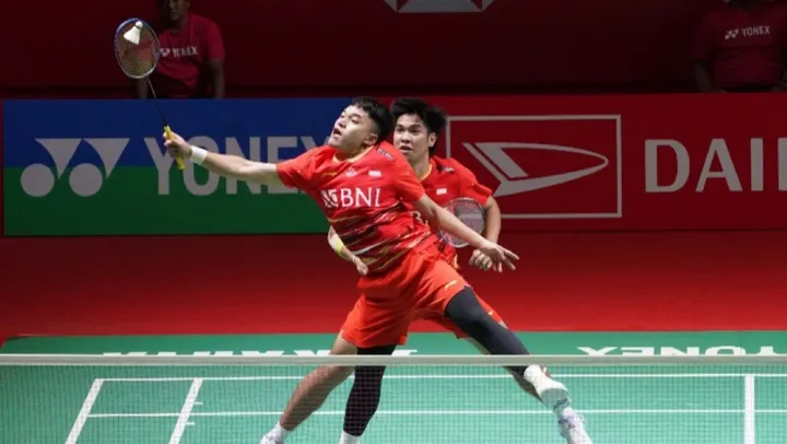 Leo Rolly Carnando/Daniel Marthin di Indonesia Master 2024/ PBSI