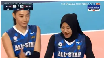 Gaya Megawati Hangestri dkk Joget di All Star Liga Voli Korea