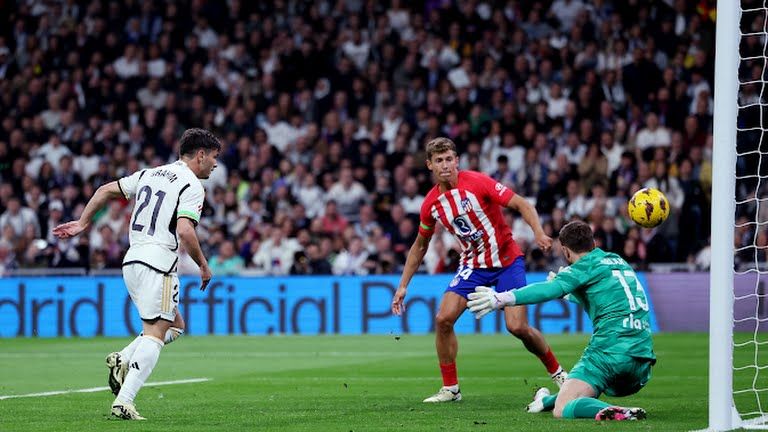 Real Madrid Ditahan Imbang Atletico 1-1