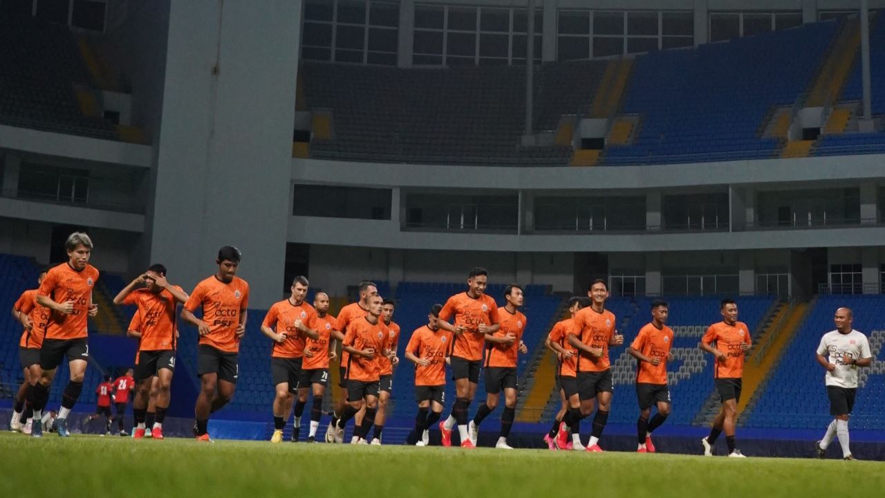 Persija Jakarta latihan di Stadion Batakan/Doc Persija