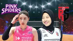 Link Live Streaming Red Sparks vs Pink Spiders di Putaran Kedua V-League 2024