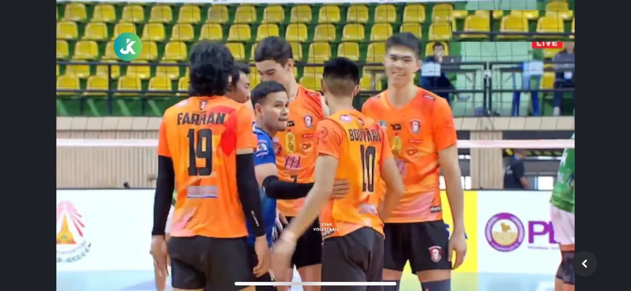 Hasil Final Four Liga Voli Thailand: Farhan Halim cs Menang
