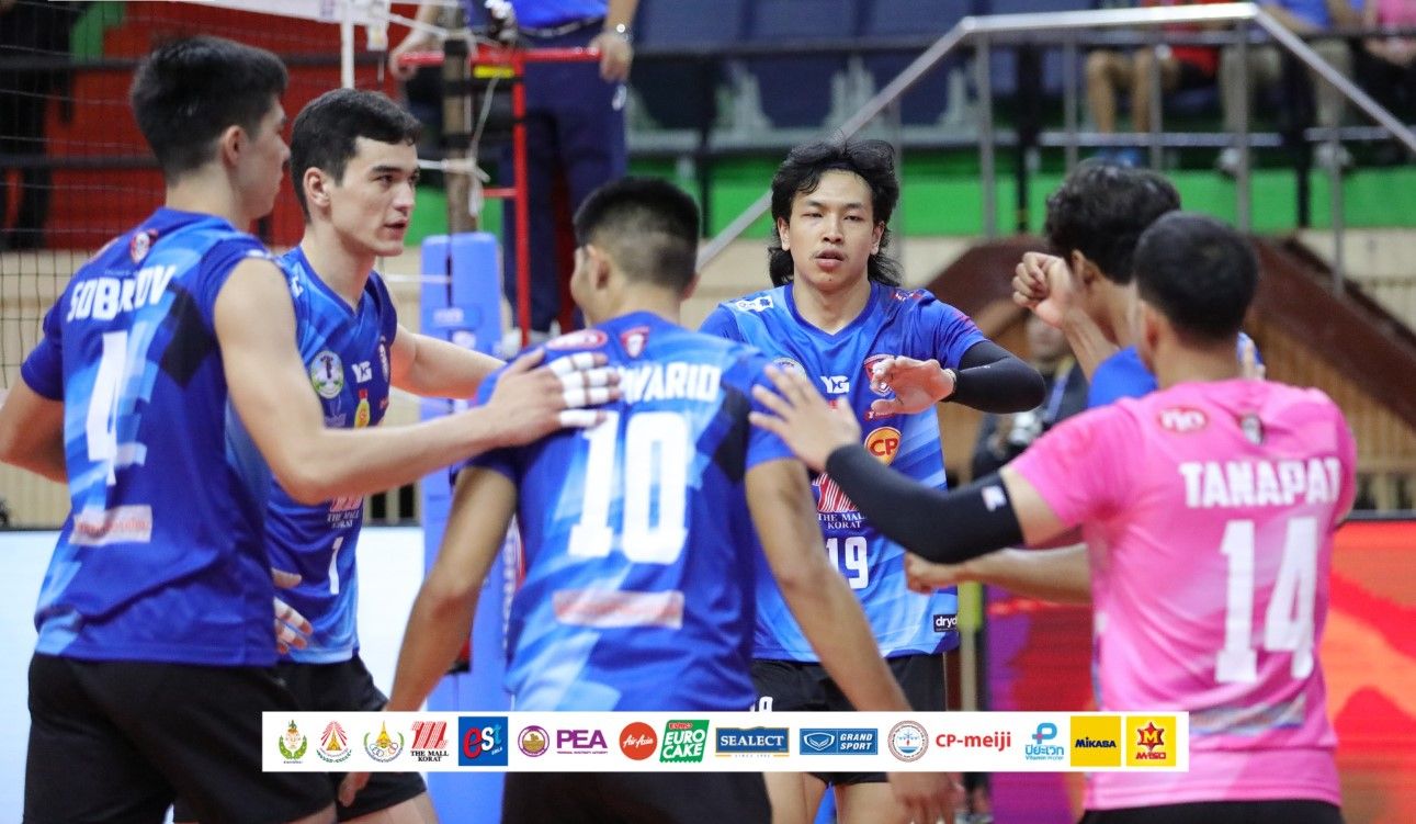 Nakhon Ratchasima vs Diamond Food VC di final four liga voli Thailand 2023/2024, Jumat (9/2/2024)/foto: VTL.