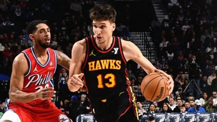 Atlanta Hawks dalam pertandingan NBA/Twitter Hawks