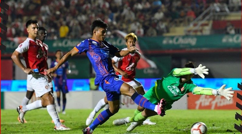 Port FC menang 4-0 atas Police Tero di Liga Thailand, Minggu (11/2/2024)/foto: Thai League 1.