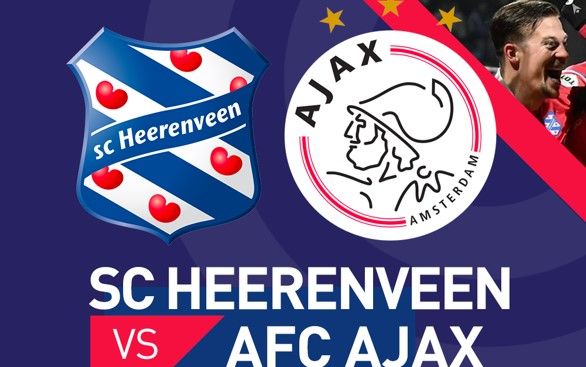 SC Heerenveen menjamu Ajax Amsterdam dalam lanjutan Eredivisie, Minggu (11/2/2024)/foto: Mola TV.