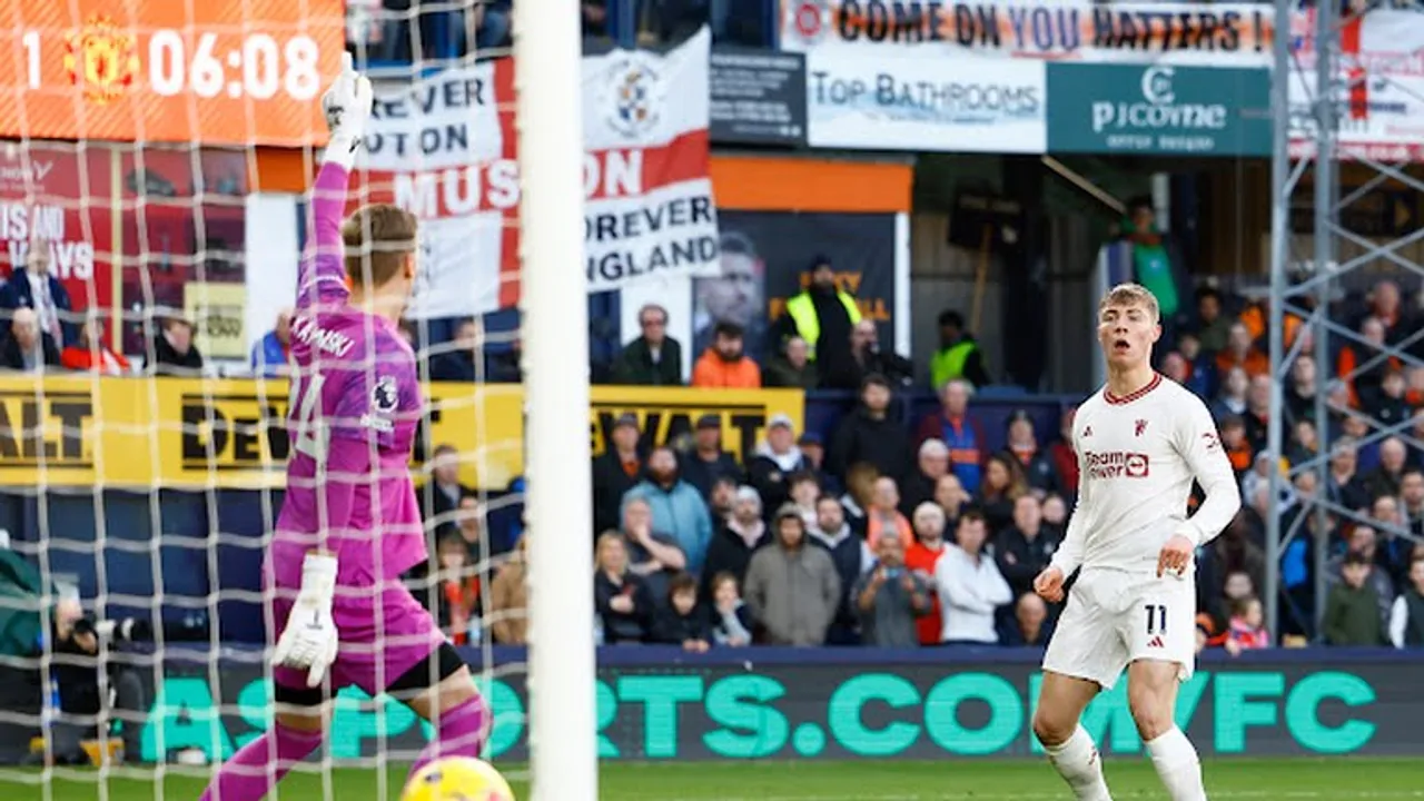 Statistik Luton vs Man United: Hojlund Ukir Rekor Baru