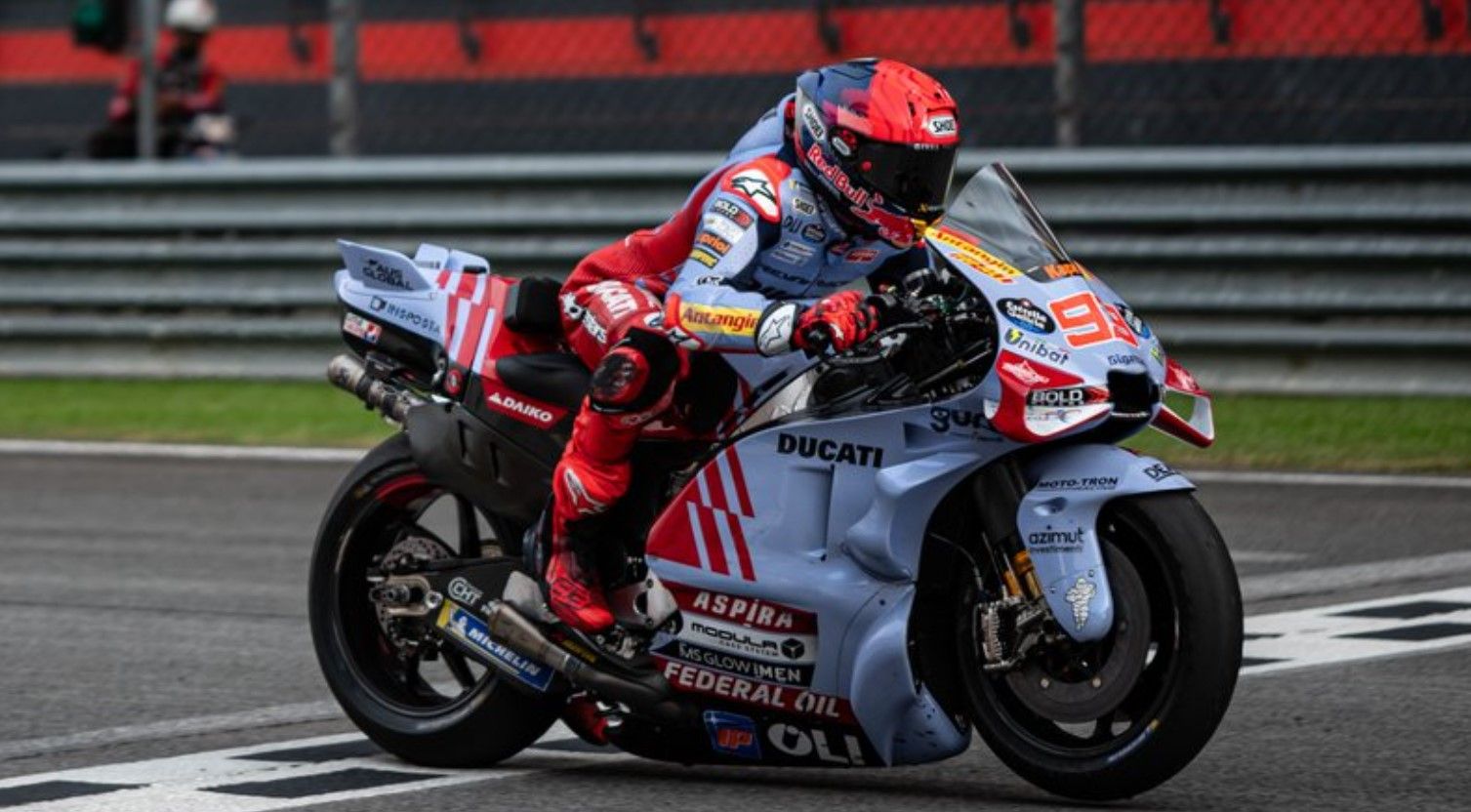 Marc Marquez dituding melakukan sandbagging selama tes pramusim MotoGP 2024/foto: Gresini Racing.