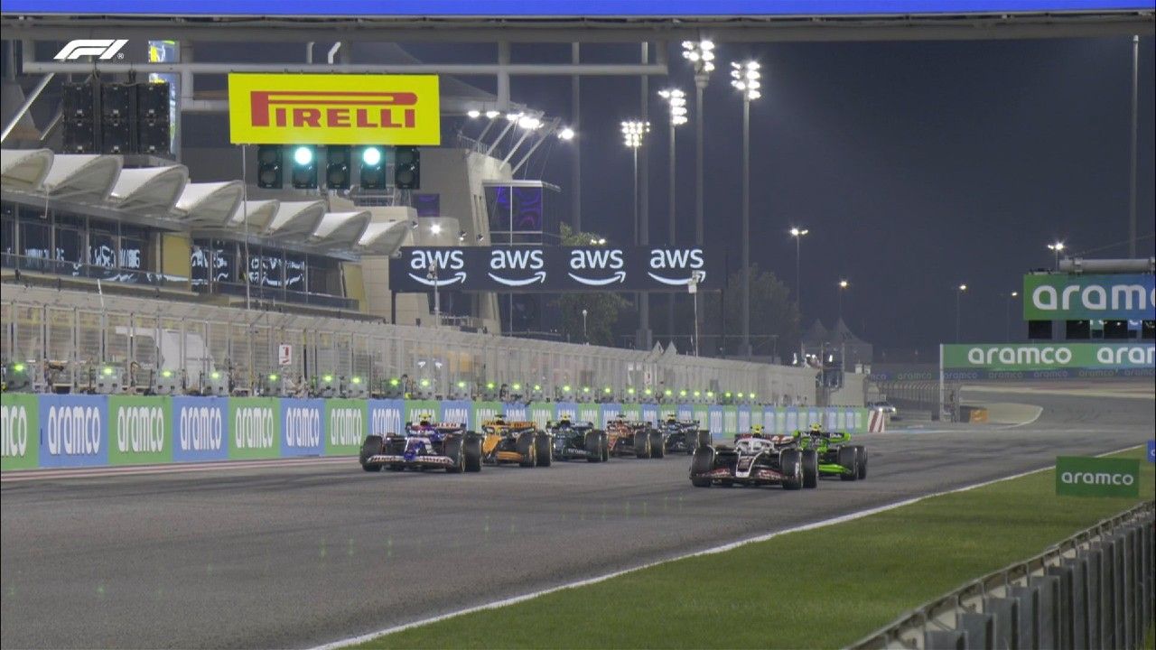 Tes Pramusim F1 di Bahrain (Sumber: Twitter @F1)