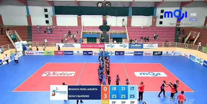 Bharata Muda vs Silva's Bandung (sumber: Moji)