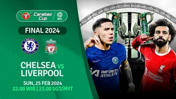 Link Live Streaming Chelsea vs Liverpool di Final Carabao Cup