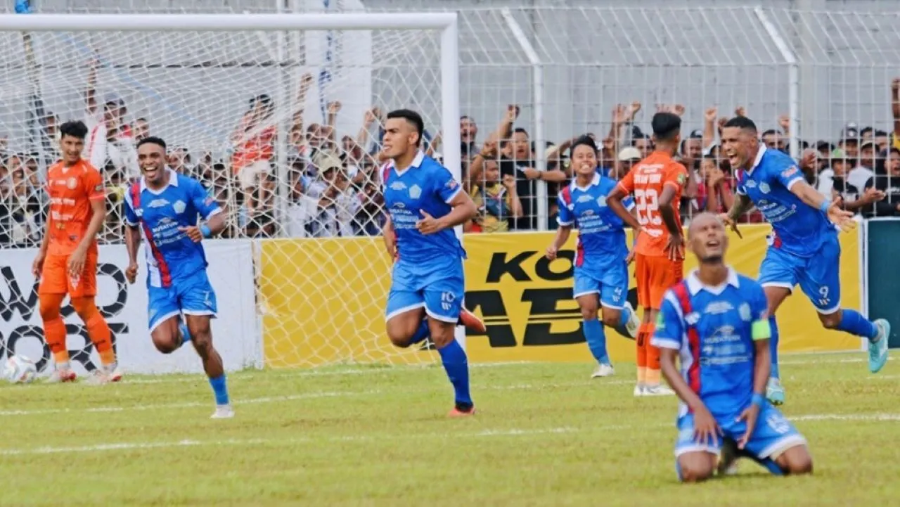 PSBS Biak saat berlaga di liga 2/ Laman LigaIndonesiaBaru