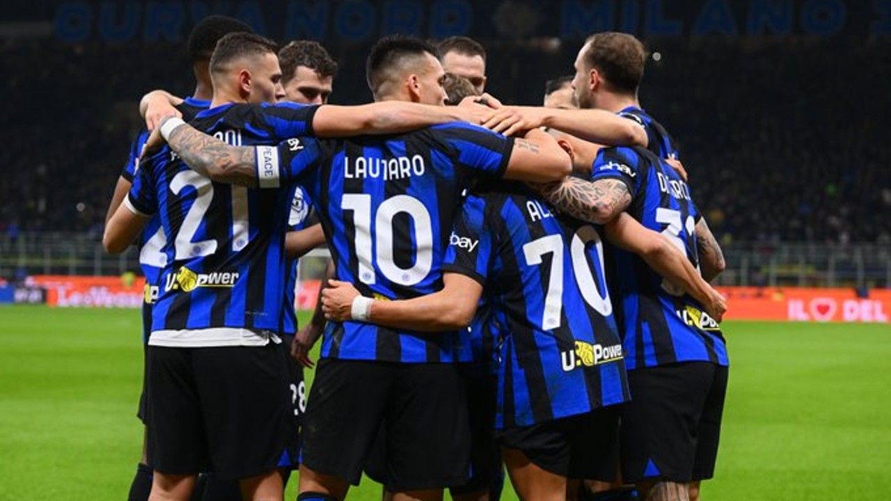 Inter Milan merayakan gol di gawang Genoa (Sumber: X @Inter)