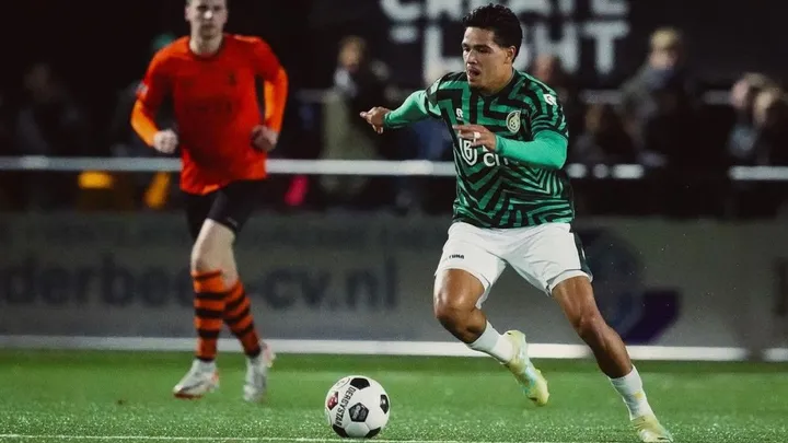 Ragnar Oratmangoen bermain di laga pekan ke-32 Eredivisie 2023/2024 antara Fortuna Sittard vs Go Ahead Eagles pada Sabtu (4/5/2024) dini hari WIB.