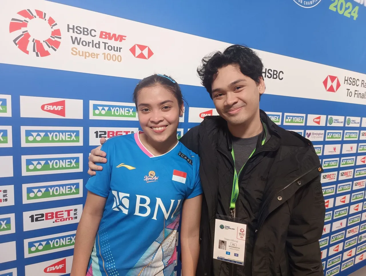 All England 2024: Ditonton Langsung Pacar, Semangat Gregoria Berlipat