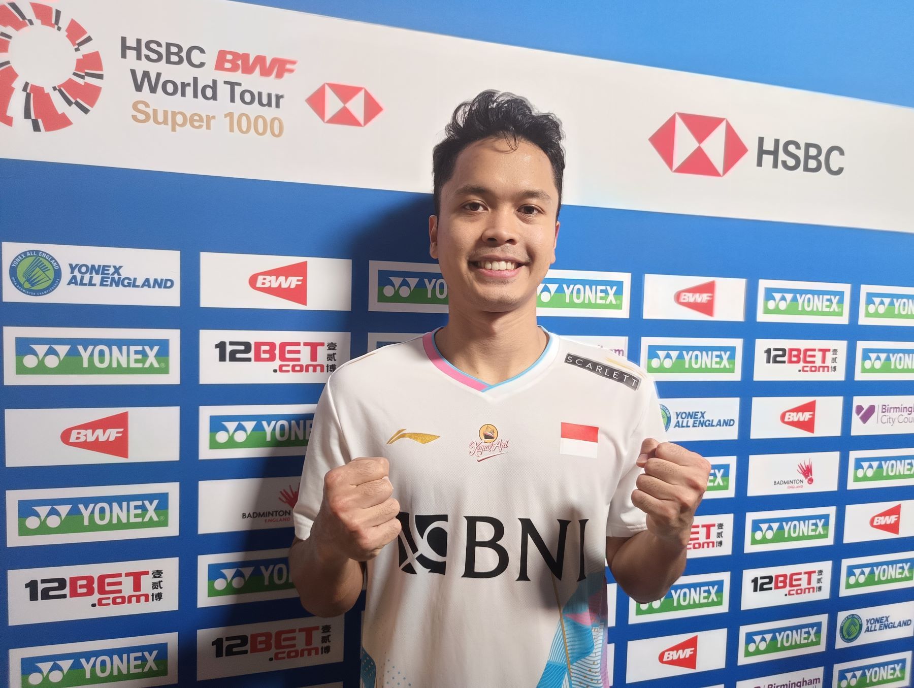 Anthony Sinisuka Ginting Melangkah ke Semifinal All England 2024