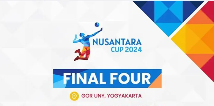 Final four Nusantara Cup 2024 di GOR UNY Yogyakarta pada 17-24 Maret 2024.