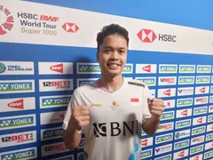 Anthony Sinisuka Ginting Lolos ke Final All England 2024 (Foto: Reza Adi Surya/SportCorner.id)