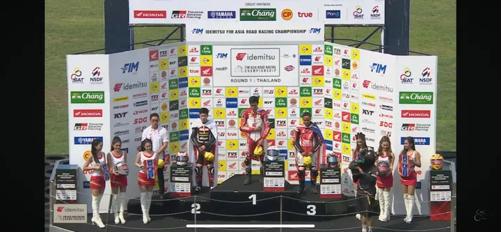 Pemenang Race 2 ARRC Thailand Kelas AP250