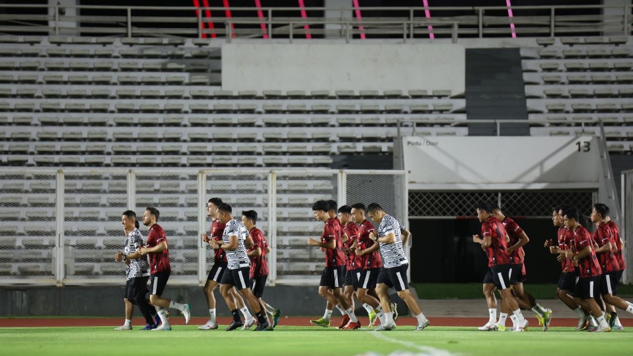 Timnas Indonesia melakoni latihan jelang lawan Vietnam/ Laman PSSI