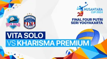 Link Live Streaming Nusantara Cup Putri: Vita Solo vs Kharisma Premium