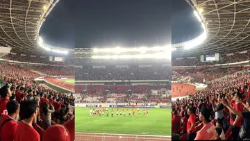 Momen Haru saat Tanah Airku Dinyanyikan di Stadion GBK, Tandai Kemenangan Indonesia