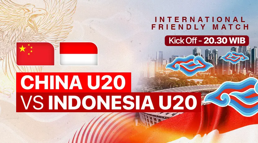 Link Live Streaming China U-20 vs Indonesia U-20 (Vidio)