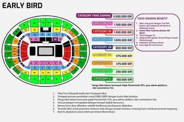 Tiket Red Sparks vs Indonesia All Star Ludes 10 Menit, Banyak Calo?